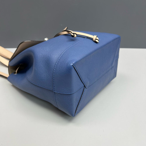 Louis Vuitton Lockme Backpack PM Calfskin Blue Beige