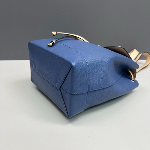 Louis Vuitton Lockme Backpack PM Calfskin Blue Beige