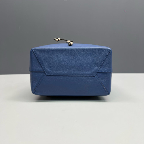 Louis Vuitton Lockme Backpack PM Calfskin Blue Beige