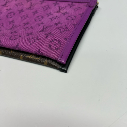 Louis Vuitton Crossbody Bag Monogram Brown Black Purple