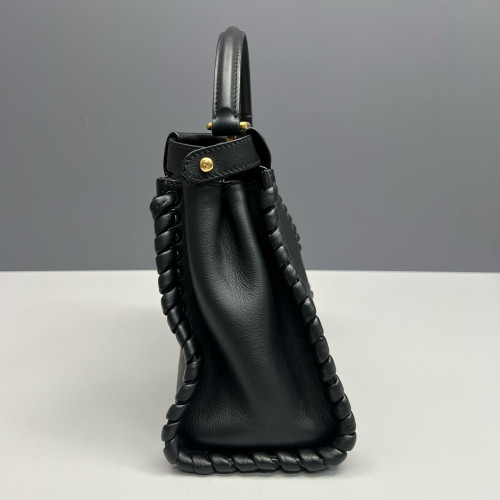 Fendi Peekaboo Iconic Medium Calfskin Black