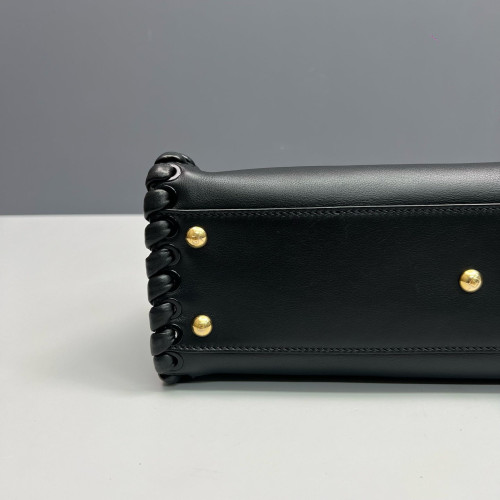 Fendi Peekaboo Iconic Medium Calfskin Black