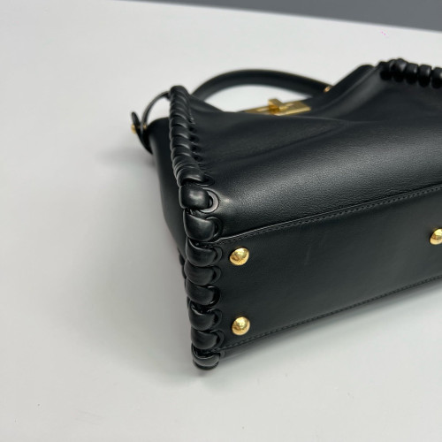 Fendi Peekaboo Iconic Medium Calfskin Black