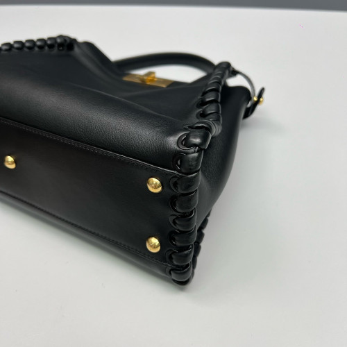 Fendi Peekaboo Iconic Medium Calfskin Black