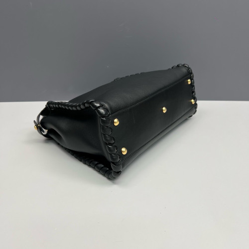 Fendi Peekaboo Iconic Medium Calfskin Black