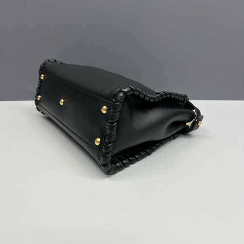 Fendi Peekaboo Iconic Medium Calfskin Black