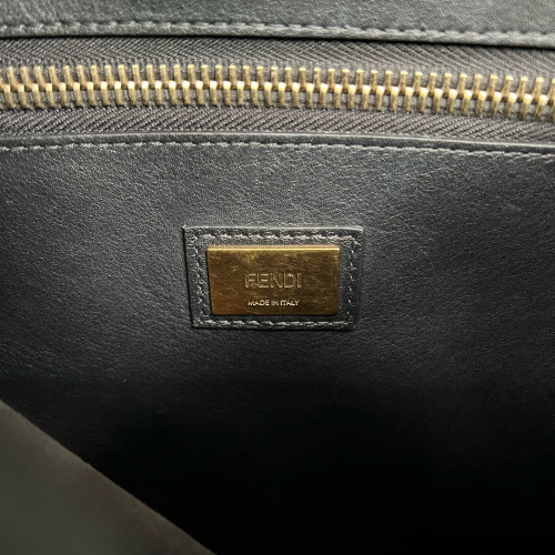 Fendi Peekaboo Iconic Medium Calfskin Black