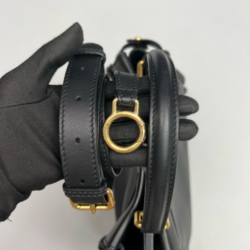 Fendi Peekaboo Iconic Medium Calfskin Black