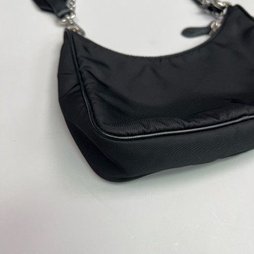 Prada Re-Edition 2005 Shoulder Bag Nylon Vela Black Prada Re-Edition 2005 Shoulder Bag Nylon Vela Black