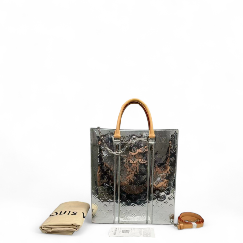 Louis Vuitton Sac Plat Gm Monogram Mirror Silver Louis Vuitton Sac Plat Gm Monogram Mirror Silver
