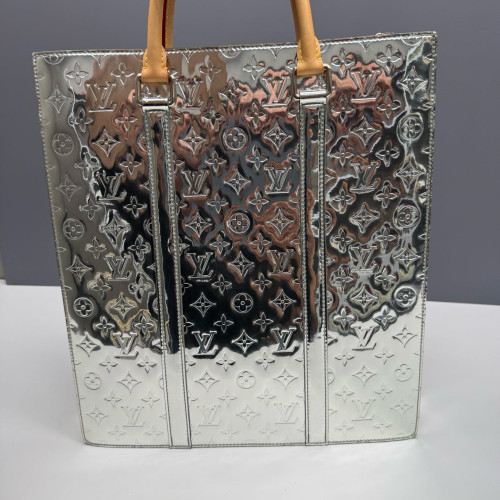 Louis Vuitton Sac Plat Gm Monogram Mirror Silver Louis Vuitton Sac Plat Gm Monogram Mirror Silver