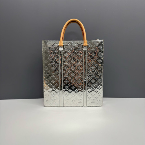 Louis Vuitton Sac Plat Gm Monogram Mirror Silver Louis Vuitton Sac Plat Gm Monogram Mirror Silver