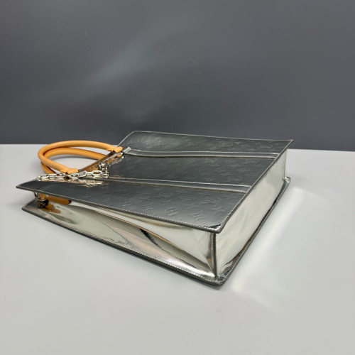 Louis Vuitton Sac Plat Gm Monogram Mirror Silver Louis Vuitton Sac Plat Gm Monogram Mirror Silver