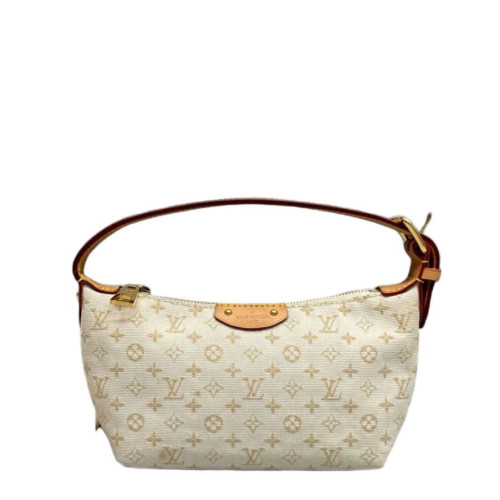 Louis Vuitton Hills Pochette Monogram White Beige Louis Vuitton Hills Pochette Monogram White Beige