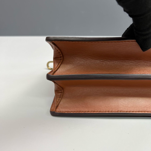 Louis Vuitton Dauphine MM Reverse Monogram Brown Tan