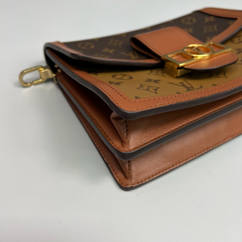 Louis Vuitton Dauphine MM Reverse Monogram Brown Tan