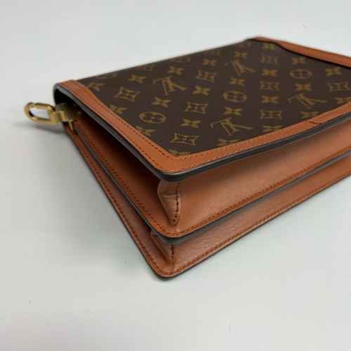 Louis Vuitton Dauphine MM Reverse Monogram Brown Tan