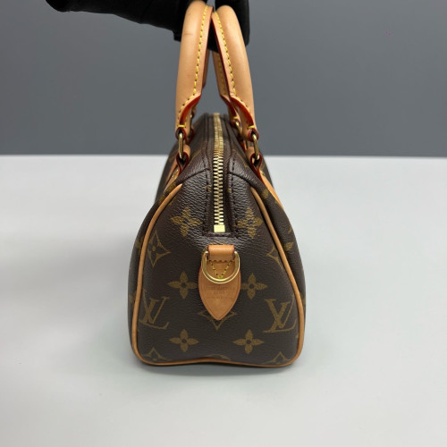 Louis Vuitton Speedy Bandouliere 20 Monogram Brown Black