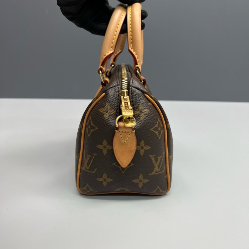 Louis Vuitton Speedy Bandouliere 20 Monogram Brown Black