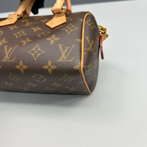 Louis Vuitton Speedy Bandouliere 20 Monogram Brown Black