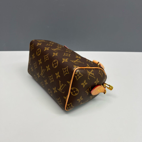 Louis Vuitton Speedy Bandouliere 20 Monogram Brown Black