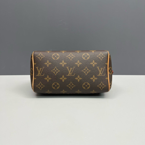 Louis Vuitton Speedy Bandouliere 20 Monogram Brown Black