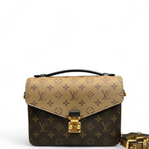 Louis Vuitton Pochette Metis Reverse Monogram Brown Louis Vuitton Pochette Metis Reverse Monogram Brown
