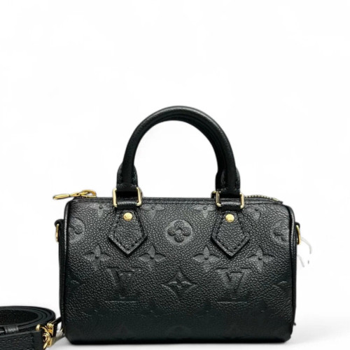 Louis Vuitton Nano Speedy Bandouliere Monogram Empreinte Black