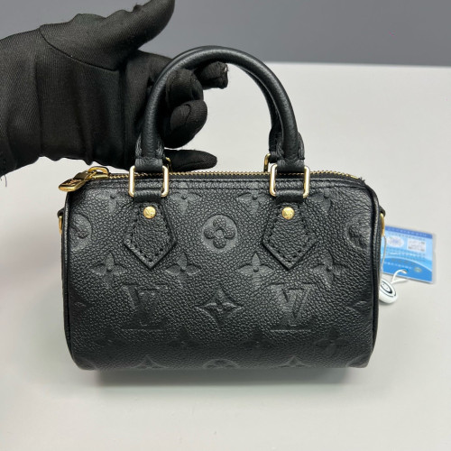 Louis Vuitton Nano Speedy Bandouliere Monogram Empreinte Black