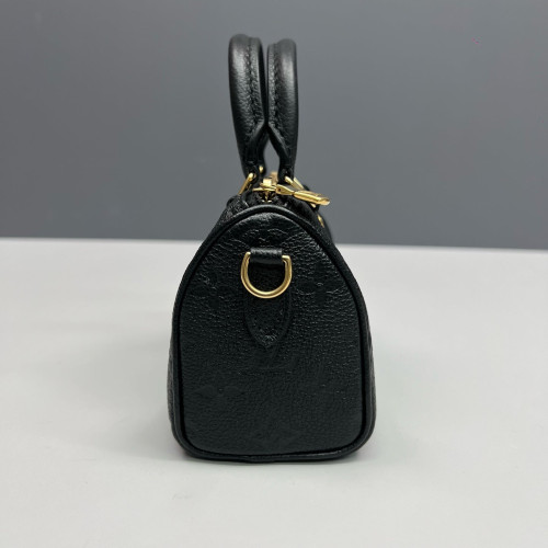 Louis Vuitton Nano Speedy Bandouliere Monogram Empreinte Black