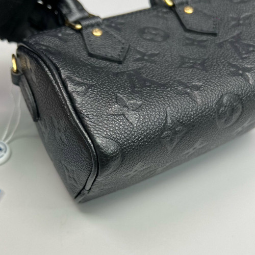 Louis Vuitton Nano Speedy Bandouliere Monogram Empreinte Black