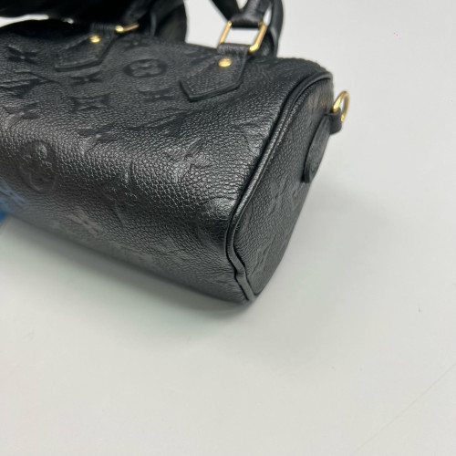 Louis Vuitton Nano Speedy Bandouliere Monogram Empreinte Black