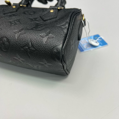 Louis Vuitton Nano Speedy Bandouliere Monogram Empreinte Black