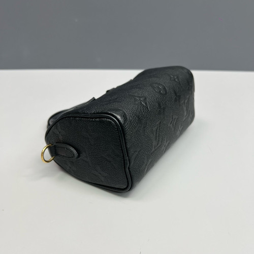 Louis Vuitton Nano Speedy Bandouliere Monogram Empreinte Black