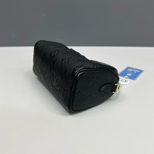 Louis Vuitton Nano Speedy Bandouliere Monogram Empreinte Black