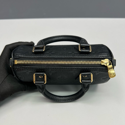 Louis Vuitton Nano Speedy Bandouliere Monogram Empreinte Black
