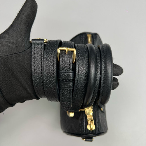 Louis Vuitton Nano Speedy Bandouliere Monogram Empreinte Black