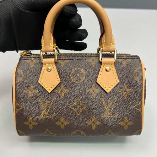 Louis Vuitton Nano Speedy Bandouliere Monogram Brown