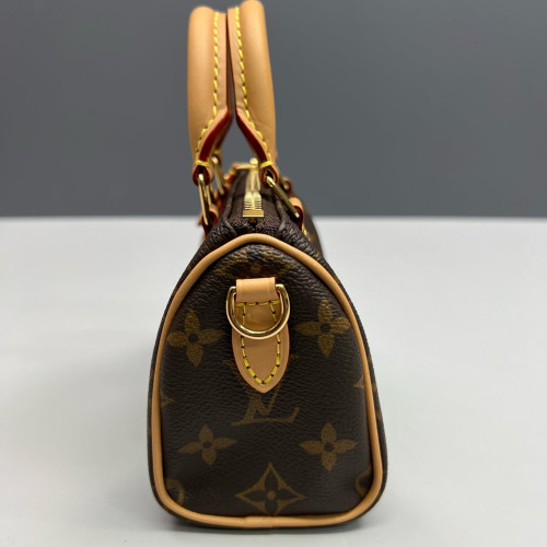 Louis Vuitton Nano Speedy Bandouliere Monogram Brown