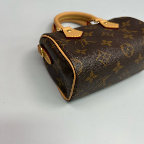Louis Vuitton Nano Speedy Bandouliere Monogram Brown