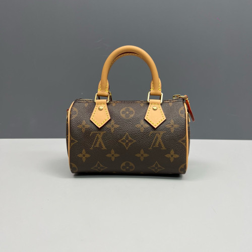Louis Vuitton Nano Speedy Bandouliere Monogram Brown