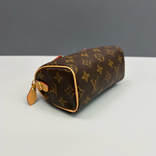 Louis Vuitton Nano Speedy Bandouliere Monogram Brown
