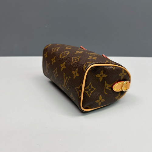 Louis Vuitton Nano Speedy Bandouliere Monogram Brown