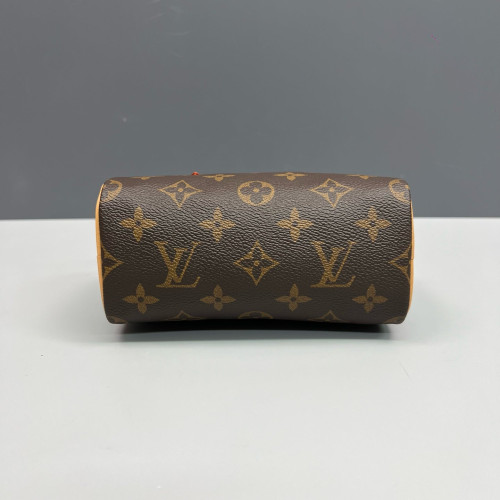Louis Vuitton Nano Speedy Bandouliere Monogram Brown