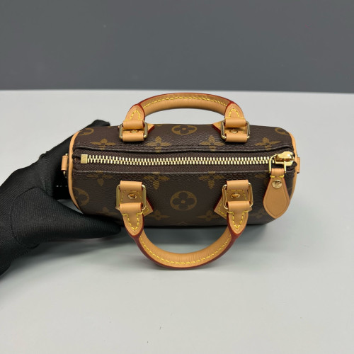 Louis Vuitton Nano Speedy Bandouliere Monogram Brown