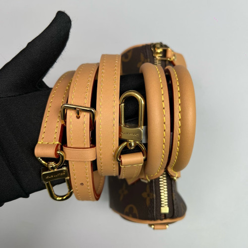 Louis Vuitton Nano Speedy Bandouliere Monogram Brown