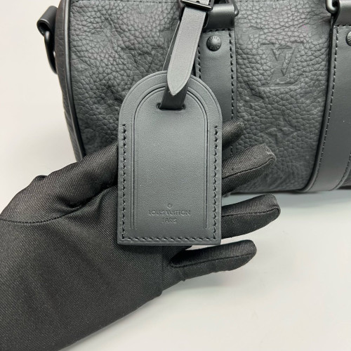 Louis Vuitton Keepall Bandouliere 25 Monogram Empreinte Black