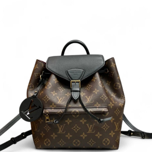Louis Vuitton Montsouris NM Backpack PM Monogram Brown Black