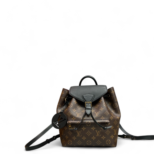 Louis Vuitton Montsouris NM Backpack PM Monogram Brown Black