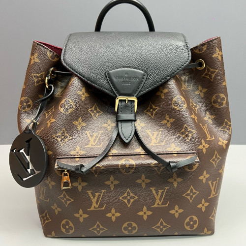 Louis Vuitton Montsouris NM Backpack PM Monogram Brown Black